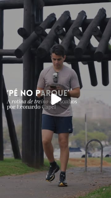 Capa do conteúdo: Pé no parque — a rotina de treinos